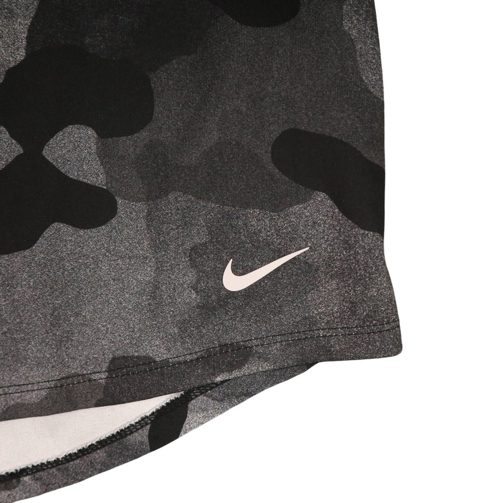 Nike Dri-FIT Tank Top Women's Small Gray Black Camo Racerback Athletic Workout